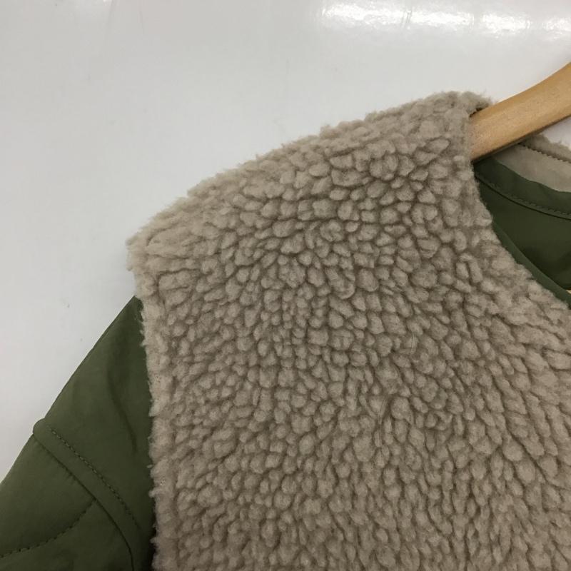 ダブルクローゼット w closet コート コート一般 リバーシブル ボア FREE 無地 薄緑 / ライトグリーン /  レディース USED 古着 中古 10145036