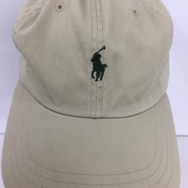 ポロラルフローレン POLO RALPH LAUREN 帽子 キャップ コットン ワンポイント ベージュ / ベージュ /  メンズ USED 古着 中古 10134774