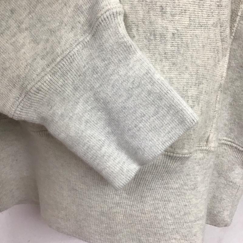 チャンピオン Champion パーカー 長袖 C3-L107 REVERSE WEAVE プルオーバー 裏起毛 M ロゴ、文字 アイボリー / アイボリー /  メンズ USED 古着 中古 10108577