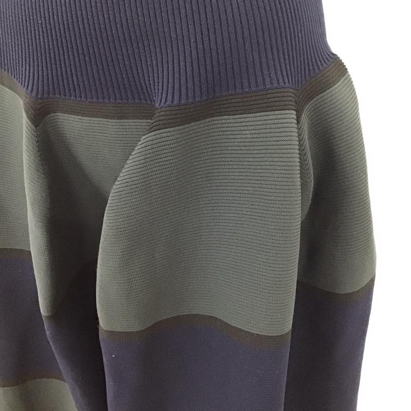 CFCL シーエフシーエル スカート ひざ丈スカート cf006kg049 POTTERY SKIRT 0 無地 紺 / ネイビー /  レディース USED 古着 中古 10121707
