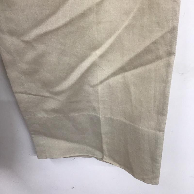 バーバリーズ BURBERRYS パンツ スラックス スラックス ワイドパンツ カジュアルパンツ ストレートパンツ 90s リネン 無地 ベージュ / ベージュ /  メンズ USED 古着 中古 10106558