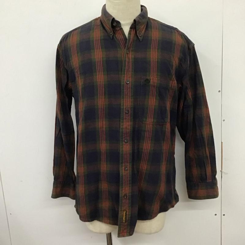 ティンバーランド Timberland シャツ、ブラウス 長袖 長袖シャツ チェックシャツ カラーシャツ ボタンダウンシャツ S チェック マルチカラー / マルチカラー /  メンズ USED 古着 中古 10124917