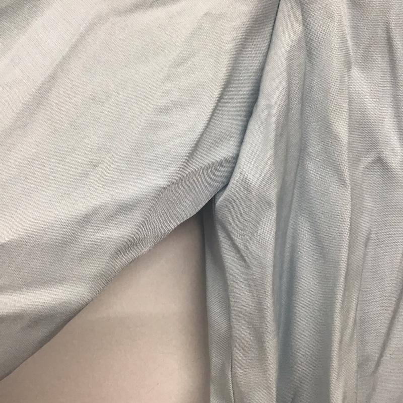 マウジー MOUSSY シャツ、ブラウス 長袖 029eaa30-5230 長袖フリルシャツ ノーカラーシャツ FREE 無地 水色 / ライトブルー /  レディース USED 古着 中古 10128910