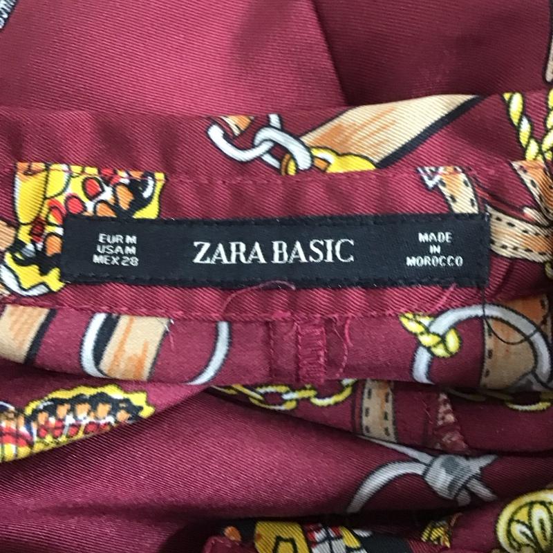 ザラベーシック ZARA BASIC ワンピース ロングスカート 長袖シャツワンピース カラーシャツワンピース ロングワンピース M プリント マルチカラー / マルチカラー /  レディース USED 古着 中古 10112203