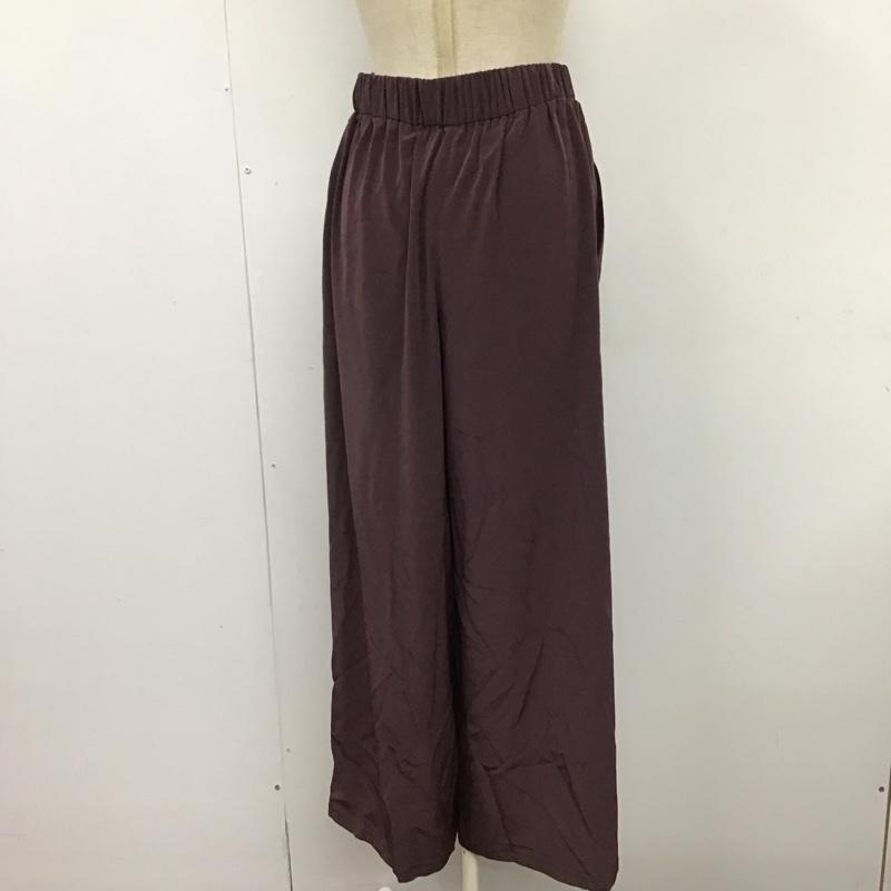プラステ PLST ボトムス ボトムス 12-2206025 スウィングパンツ イージーパンツ S 無地 紫 / パープル /  レディース USED 古着 中古 10119376
