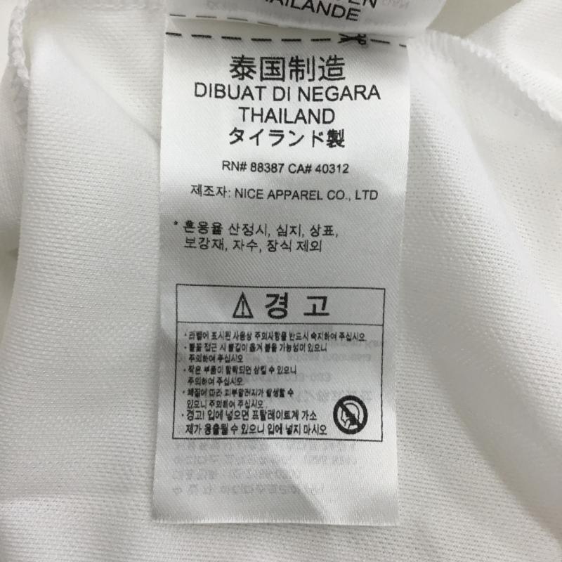 アディダス adidas カットソー 半袖 JF2581 RM TERRACE ICON レアルマドリード XL ロゴ、文字 白 / ホワイト /  メンズ USED 古着 中古 10136802
