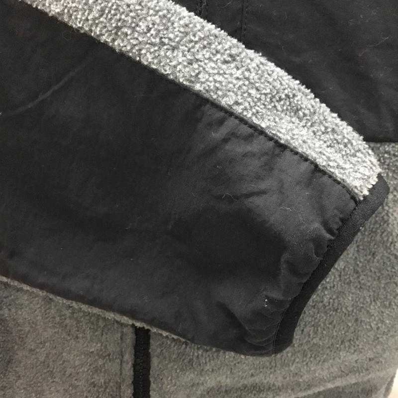 ザノースフェイス THE NORTH FACE ジャケット、上着 ジャンパー、ブルゾン NA61631 トレッキングフリースジャケット ジップアップジャケット アウター XL ロゴ、文字 黒 / ブラック / X 灰 / グレー /  メンズ USED 古着 中古 10106585