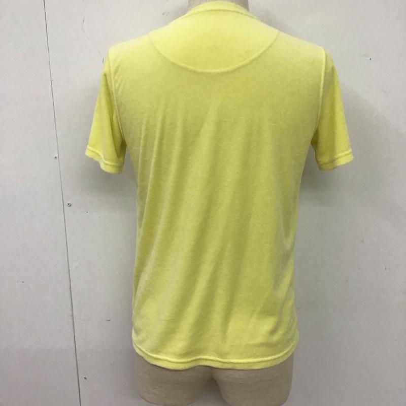 ベイフロー BAYFLOW Tシャツ 半袖 BM1706TA01 パイル地 胸ポケット 2 ロゴ、文字 黄 / イエロー /  メンズ USED 古着 中古 10106944