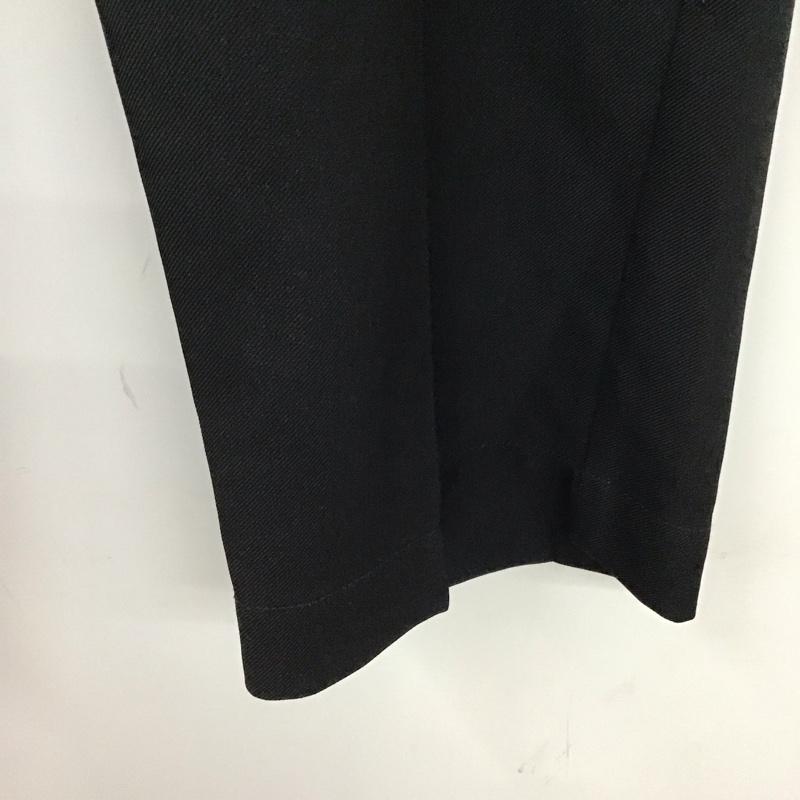 グローバルワーク GLOBAL WORK パンツ スラックス スラックスパンツ ワイドパンツ カジュアルパンツ センタータックパンツ M 無地 黒 / ブラック /  メンズ USED 古着 中古 10114181