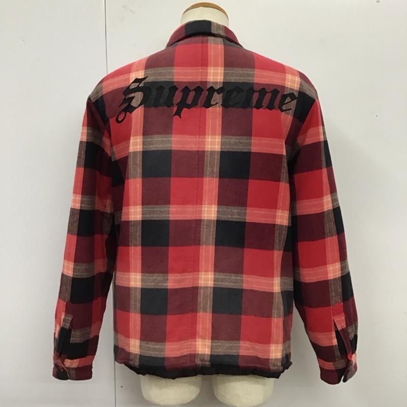 シュプリーム Supreme ジャケット、上着 ジャケット、ブレザー 20AW キルテッドフランネルシャツジャケット アウター チェックジャケット M チェック マルチカラー / マルチカラー /  メンズ USED 古着 中古 10120381