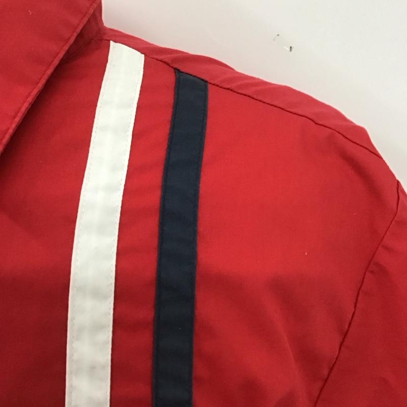 シュプリーム Supreme シャツ、ブラウス 半袖 2019年春夏 ZipUpS/SWorkShirt 半袖ジップアップシャツ L ロゴ、文字 赤 / レッド /  メンズ USED 古着 中古 10122956