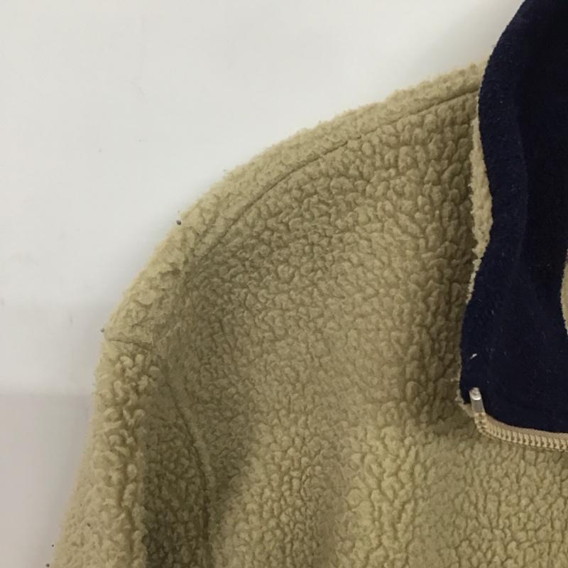 エルエルビーン L.L.Bean ジャケット、上着 ジャケット、ブレザー フリースジャケット ジップアップネック アウター S ロゴ、文字 ベージュ / ベージュ /  メンズ USED 古着 中古 10142369
