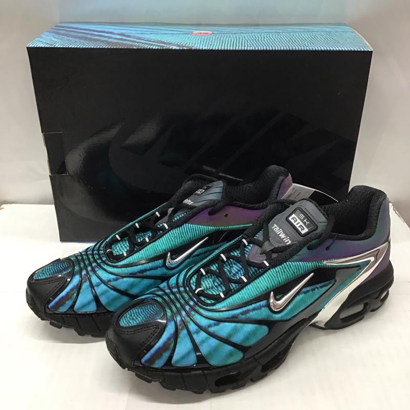 ナイキ NIKE スニーカー スニーカー CQ8714 001 AIR MAX TAILWIND 5 SKEPTA 27.5cm 箱有 27.5cm ロゴ、文字 黒 / ブラック / X 青 / ブルー / X 銀 / シルバー /  メンズ USED 古着 中古 10112178