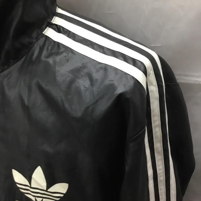 アディダス adidas ジャケット、上着 ジャンパー、ブルゾン p21170 リバーシブルロゴブルゾン 無地 X 総柄 黒 / ブラック /  メンズ USED 古着 中古 10108899