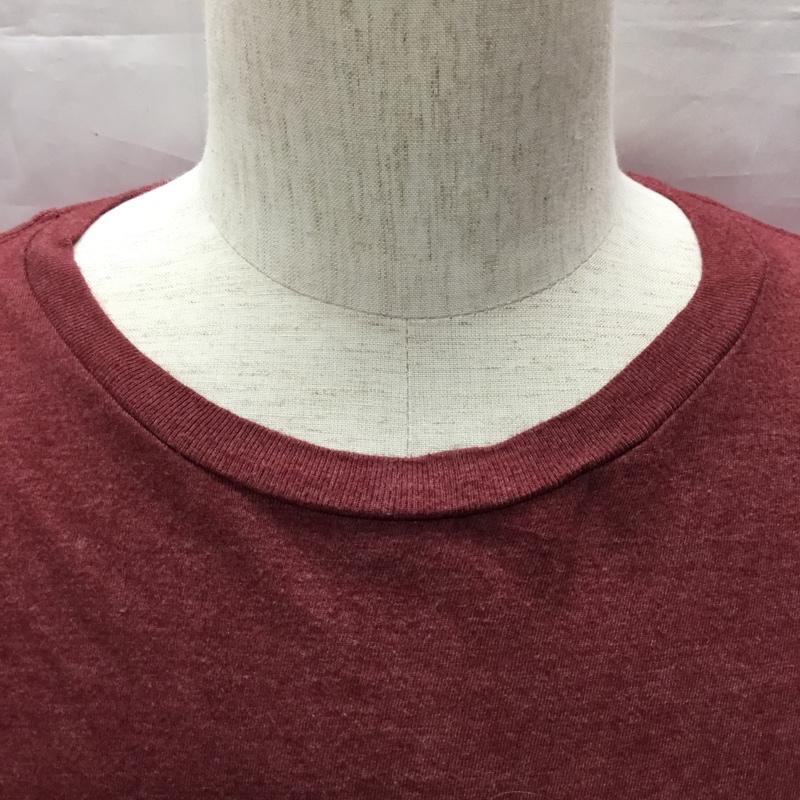 リー Lee Tシャツ 半袖 クルーネック XXL 無地 えんじ / ワインレッド /  メンズ USED 古着 中古 10115515