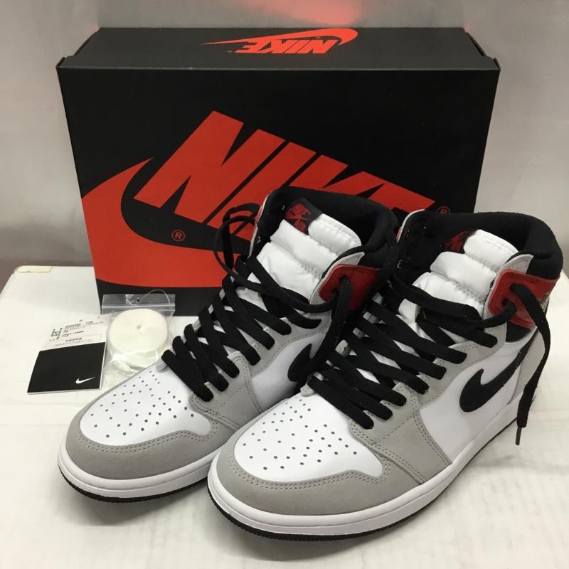 ナイキ NIKE スニーカー スニーカー 555088-126 AIR JORDAN 1 RETRO HIGH OG 27.5cm 箱有 27.5cm ロゴ、文字 白 / ホワイト / X 黒 / ブラック / X 灰 / グレー / X 赤 / レッド /  メンズ USED 古着 中古 10112509