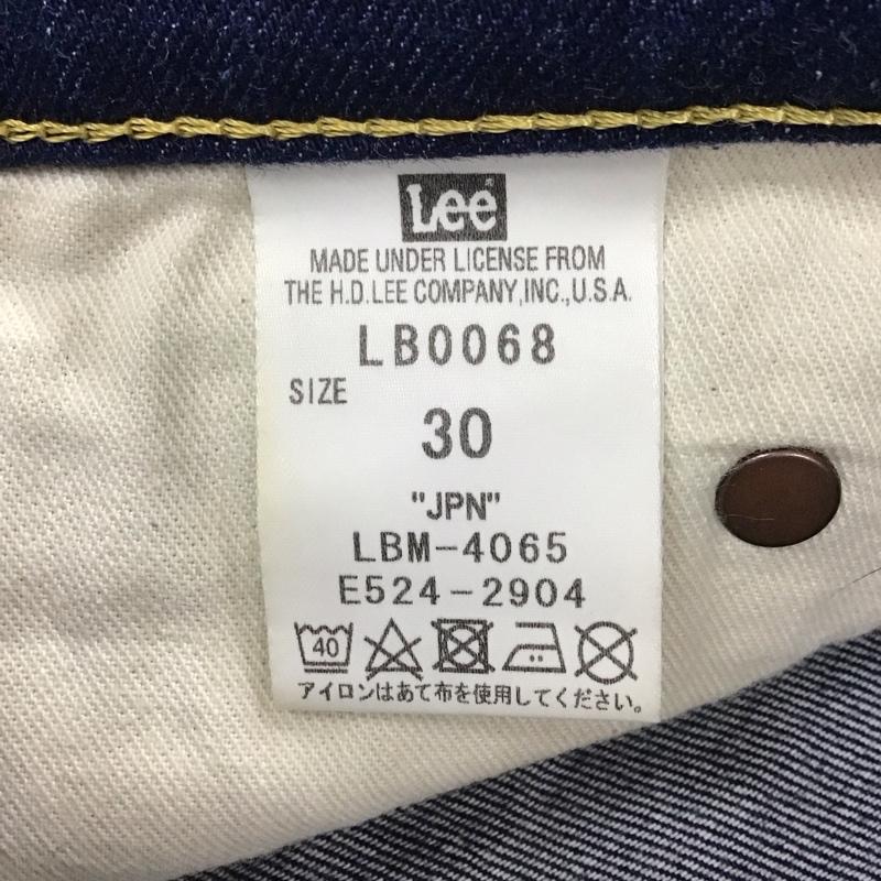 リーライダース LEERIDERS パンツ デニム、ジーンズ デニムパンツ スリムパンツ ストレッチパンツ ジーンズ 30インチ 無地 インディゴ / インディゴ /  メンズ USED 古着 中古 10117420