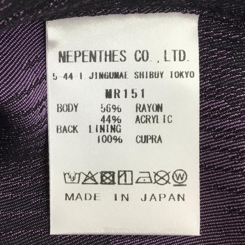 ニードルス Needles シャツ、ブラウス 半袖 レーヨン　MR151 L 総柄 紫 / パープル /  メンズ USED 古着 中古 10127269