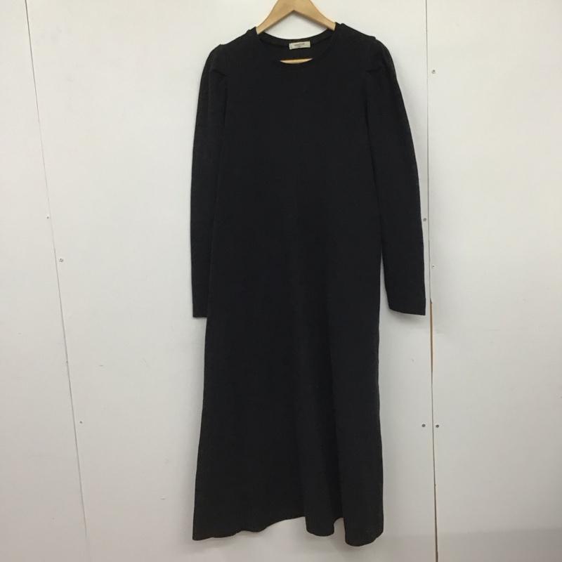 スタディオクリップ studio CLIP ワンピース ロングスカート FREE 無地 黒 / ブラック /  レディース USED 古着 中古 10147930