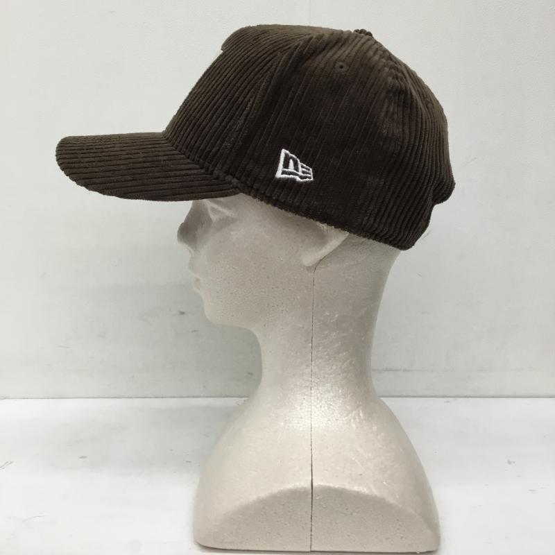 ニューエラ NEW ERA 帽子 キャップ X-LARGE コーデュロイ ロゴ、文字 茶 / ブラウン /  メンズ USED 古着 中古 10140922