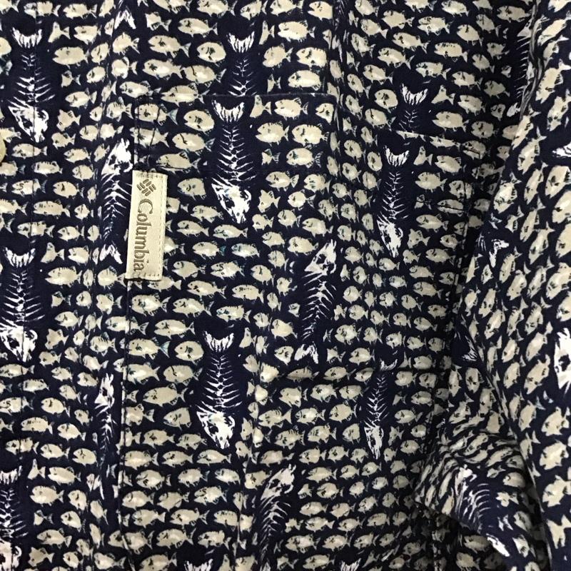 コロンビア Columbia シャツ、ブラウス 半袖 半袖シャツ プリントシャツ ポケットシャツ 90s M プリント マルチカラー / マルチカラー /  メンズ USED 古着 中古 10129476