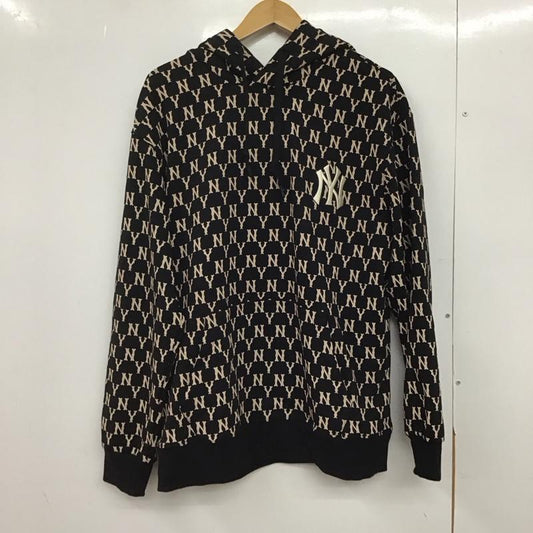 メジャーリーグベースボール MLB パーカー 長袖 長袖パーカー プルオーバーパーカー スウェット L ロゴ、文字 黒 / ブラック /  メンズ USED 古着 中古 10146997