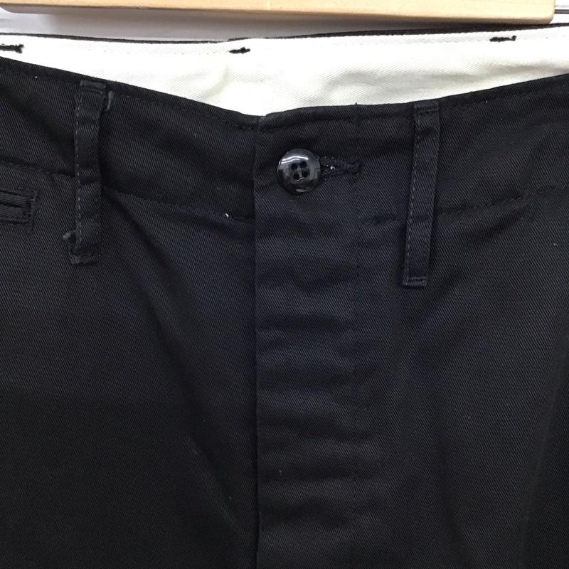 フルカウント FULLCOUNT パンツ チノパン チノパン カジュアルパンツ ワイドパンツ ストレートパンツ 34 無地 黒 / ブラック /  メンズ USED 古着 中古 10117563