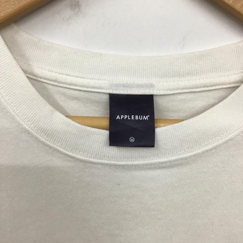 アップルバム APPLEBUM Tシャツ 半袖 半袖カットソー プリントTシャツ クルーネックカットソー M プリント 白 / ホワイト /  メンズ USED 古着 中古 10128762