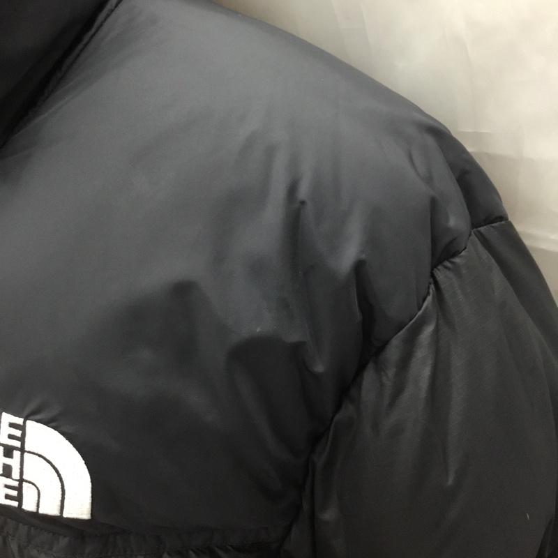 ザノースフェイス THE NORTH FACE ジャケット、上着 ジャンパー、ブルゾン NF0A3C8D RETRONUPTSEJACKET ジップアップジャケット ダウンジャケット L ロゴ、文字 黒 / ブラック /  メンズ USED 古着 中古 10111332