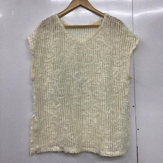 レプシムローリーズファーム LEPSIMLOWRYSFARM カットソー 半袖 FREE 無地 白 / ホワイト /  レディース USED 古着 中古 10144544