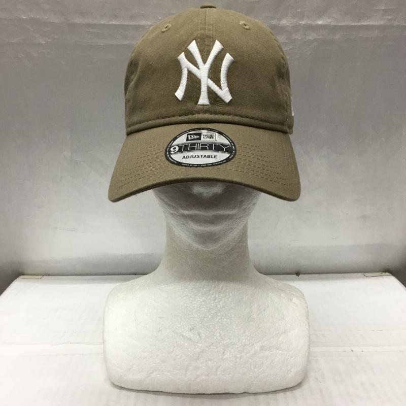 ニューエラ NEW ERA 帽子 キャップ 9THIRTY NY ロゴ、文字 ベージュ / ベージュ /  メンズ USED 古着 中古 10119670