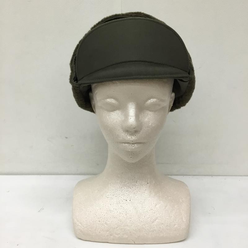 ユーズドクロージング used clothes 帽子 キャップ ドイツ軍　パイロットキャップ 無地 カーキ / カーキ /  メンズ USED 古着 中古 10136550