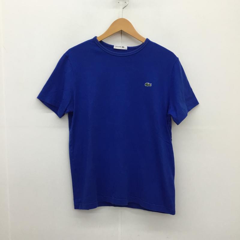 ラコステ LACOSTE Tシャツ 半袖 LACOSTE クルーネックTシャツ　NO.TH622E 4 ワンポイント 青 / ブルー /  メンズ USED 古着 中古 10129899