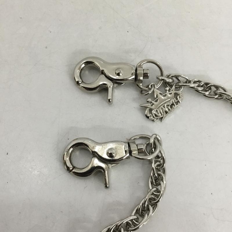 ナインティナインティ 9090 ファッション小物 ファッション小物 King Logo Wallet Chain ウォレットチェーン ロゴ、文字 銀 / シルバー /  メンズ USED 古着 中古 10141636
