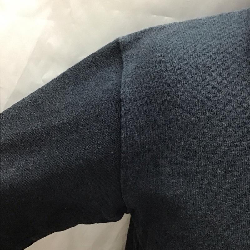 バーバリアン Barbarian カットソー 長袖 長袖カットソー カラーカットソー 古着 長袖ポロシャツ S 無地 紺 / ネイビー /  メンズ USED 古着 中古 10111796