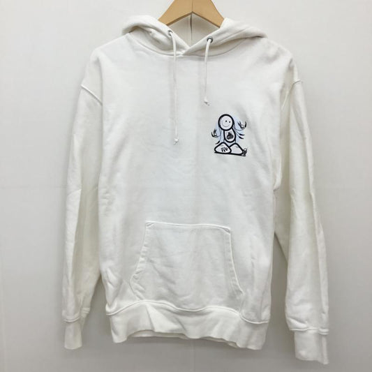 エクストララージ XLARGE パーカー 長袖 S キャラクター 白 / ホワイト /  メンズ USED 古着 中古 10136085