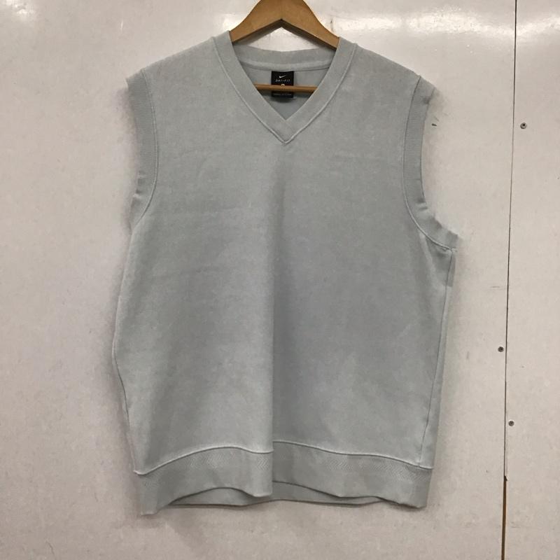 ナイキ NIKE タンクトップ タンクトップ タンクトップ ノースリーブカットソー Vネック スポーツウェア XL 無地 水色 / ライトブルー /  メンズ USED 古着 中古 10136708