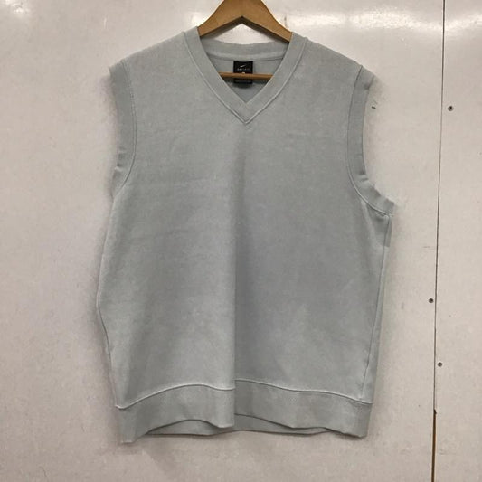 ナイキ NIKE タンクトップ タンクトップ タンクトップ ノースリーブカットソー Vネック スポーツウェア XL 無地 水色 / ライトブルー /  メンズ USED 古着 中古 10136708