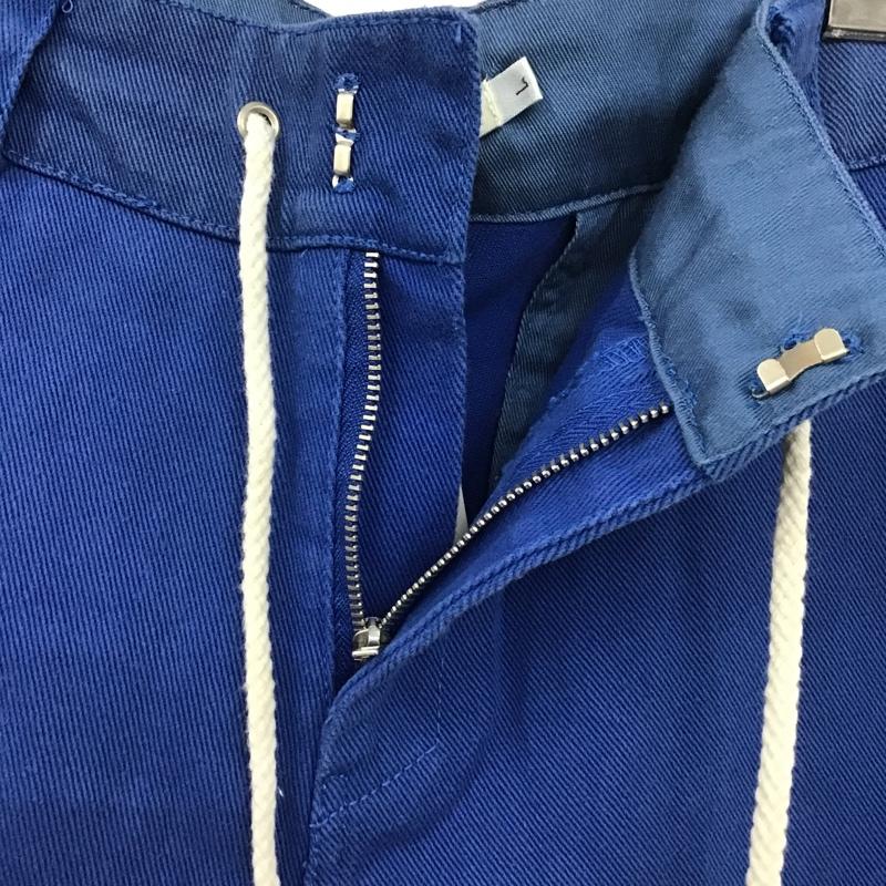 古着 USED パンツ デニム、ジーンズ ワイドパンツ カジュアルパンツ ワークパンツ カラーパンツ L 無地 青 / ブルー /  レディース USED 古着 中古 10105925