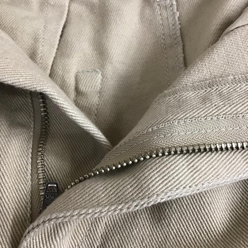 ローリーズファーム LOWRYS FARM スカート ロングスカート LF518009TS ハイウエストフリンジスカート タイトスカート L 無地 ベージュ / ベージュ /  レディース USED 古着 中古 10118692