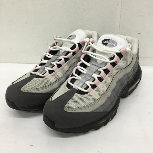 ナイキ NIKE スニーカー スニーカー Air Max 95 Gunsmoke/Pink Foam CJ0588-001 28.5cm ロゴ、文字 灰 / グレー / X 桃 / ピンク /  メンズ USED 古着 中古 10144474