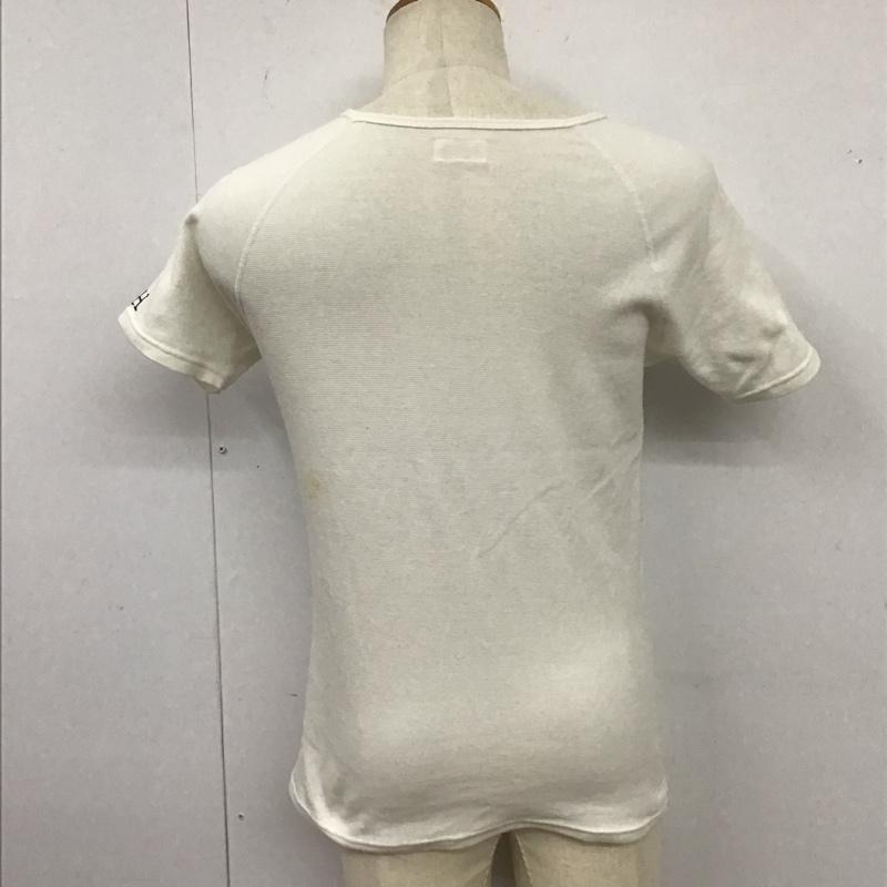 ハリウッドランチマーケット H.R MARKET Tシャツ 半袖 半袖カットソー 無地Tシャツ Vネックカットソー 3 無地 白 / ホワイト /  メンズ USED 古着 中古 10126434