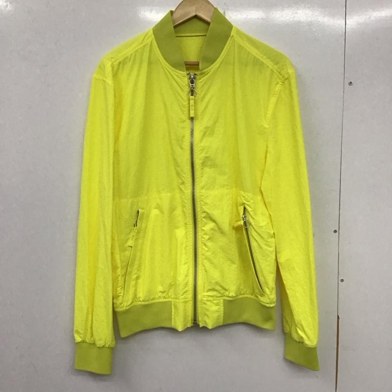 ザラ ZARA ジャケット、上着 ジャンパー、ブルゾン ジップアップジャケット ナイロンジャケット アウター S 無地 黄 / イエロー /  メンズ USED 古着 中古 10138544
