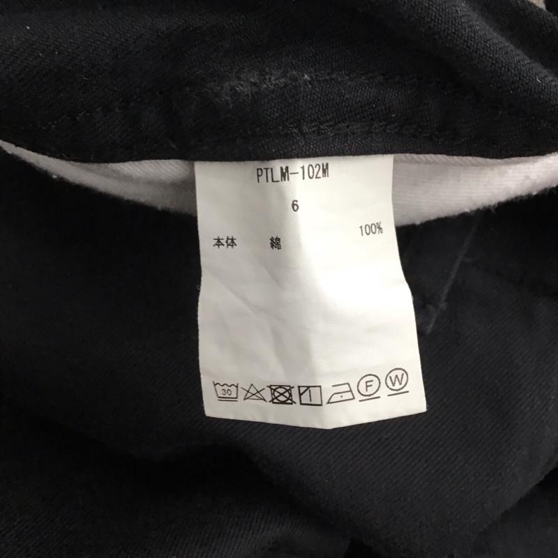 シオタ CIOTA パンツ ワークパンツ、ペインターパンツ ワークパンツ ワイドパンツ カジュアルパンツ 6 無地 黒 / ブラック /  メンズ USED 古着 中古 10144895