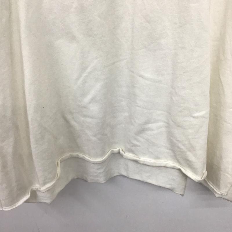 ローリーズファーム LOWRYS FARM カットソー 半袖 LF624344AD オーバーサイズ FREE ロゴ、文字 白 / ホワイト /  レディース USED 古着 中古 10141982