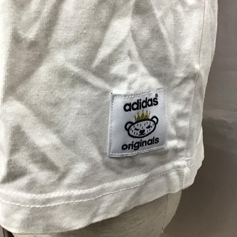 アディダス adidas Tシャツ 半袖 AJ5205 NIGO ロゴ、文字 白 / ホワイト /  メンズ USED 古着 中古 10121189