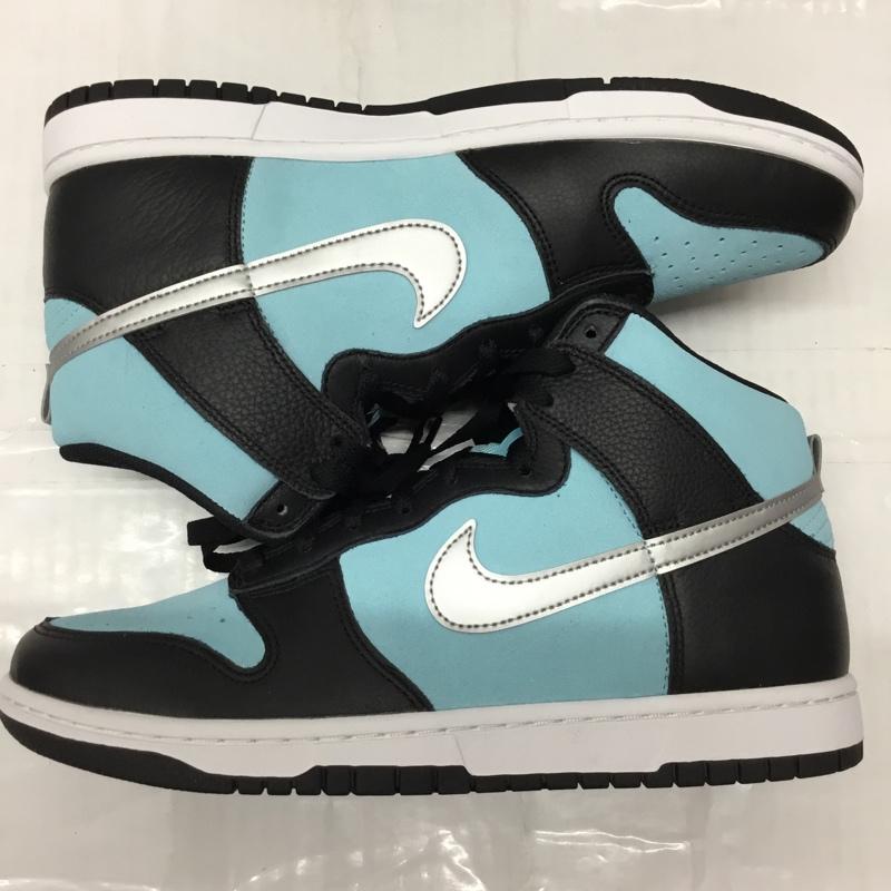 ナイキ NIKE スニーカー スニーカー DJ7023-991 DUNK HIGH BY YOU 27.5cm 箱有 27.5cm ロゴ、文字 黒 / ブラック / X 水色 / ライトブルー /  メンズ USED 古着 中古 10111965