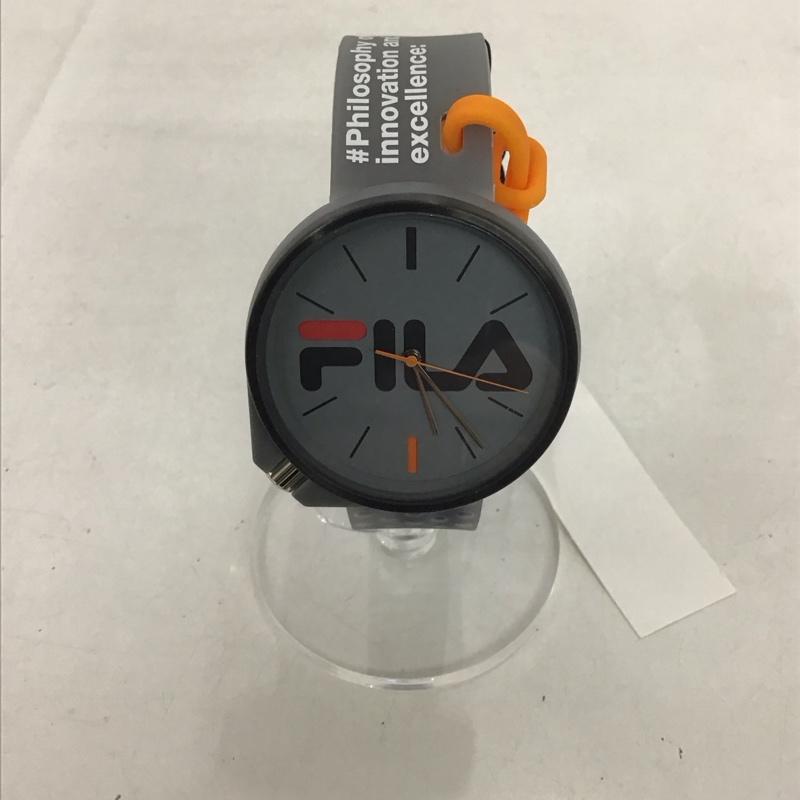 フィラ FILA 腕時計 アナログ（クォーツ式） 38-199-005 ロゴ、文字 灰 / グレー /  レディース USED 古着 中古 10135266