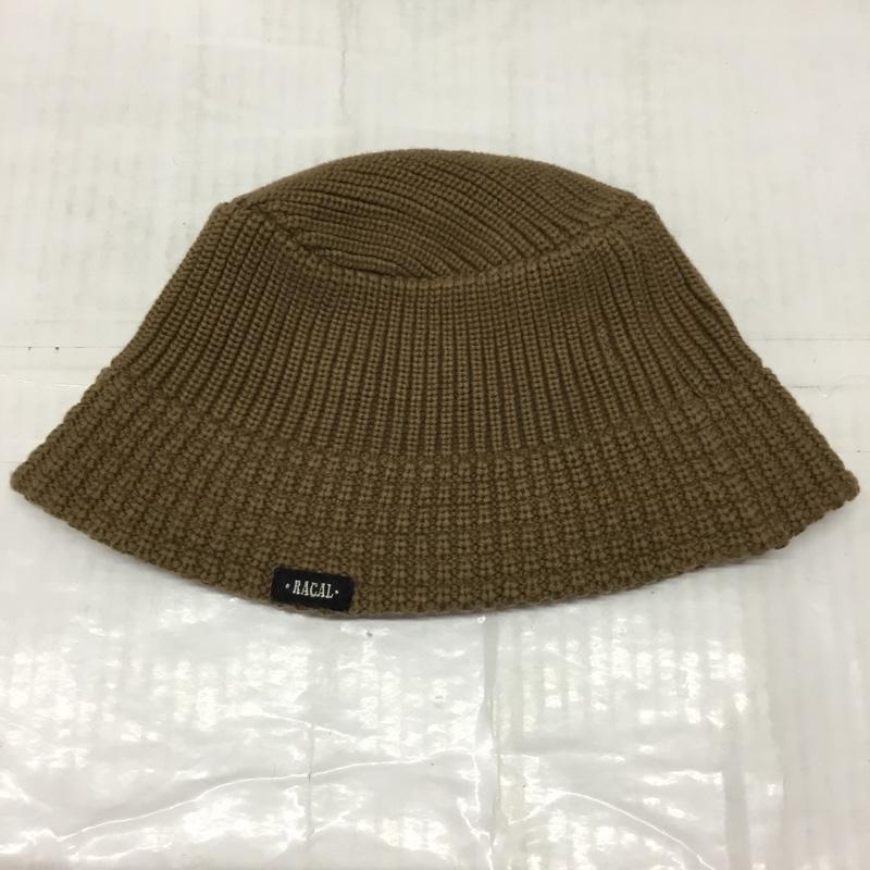 ラカル RACAL 帽子 ハット RL-417-1112 417別注 コットン バケットハット 無地 茶 / ブラウン /  メンズ USED 古着 中古 10120333