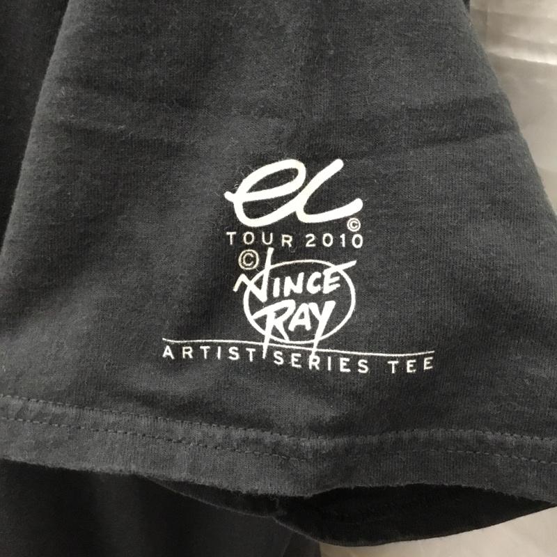 ヘインズ HANES Tシャツ 半袖 Eric Clapton 2010ツアーTシャツ 2XL プリント 黒 / ブラック /  メンズ USED 古着 中古 10117088